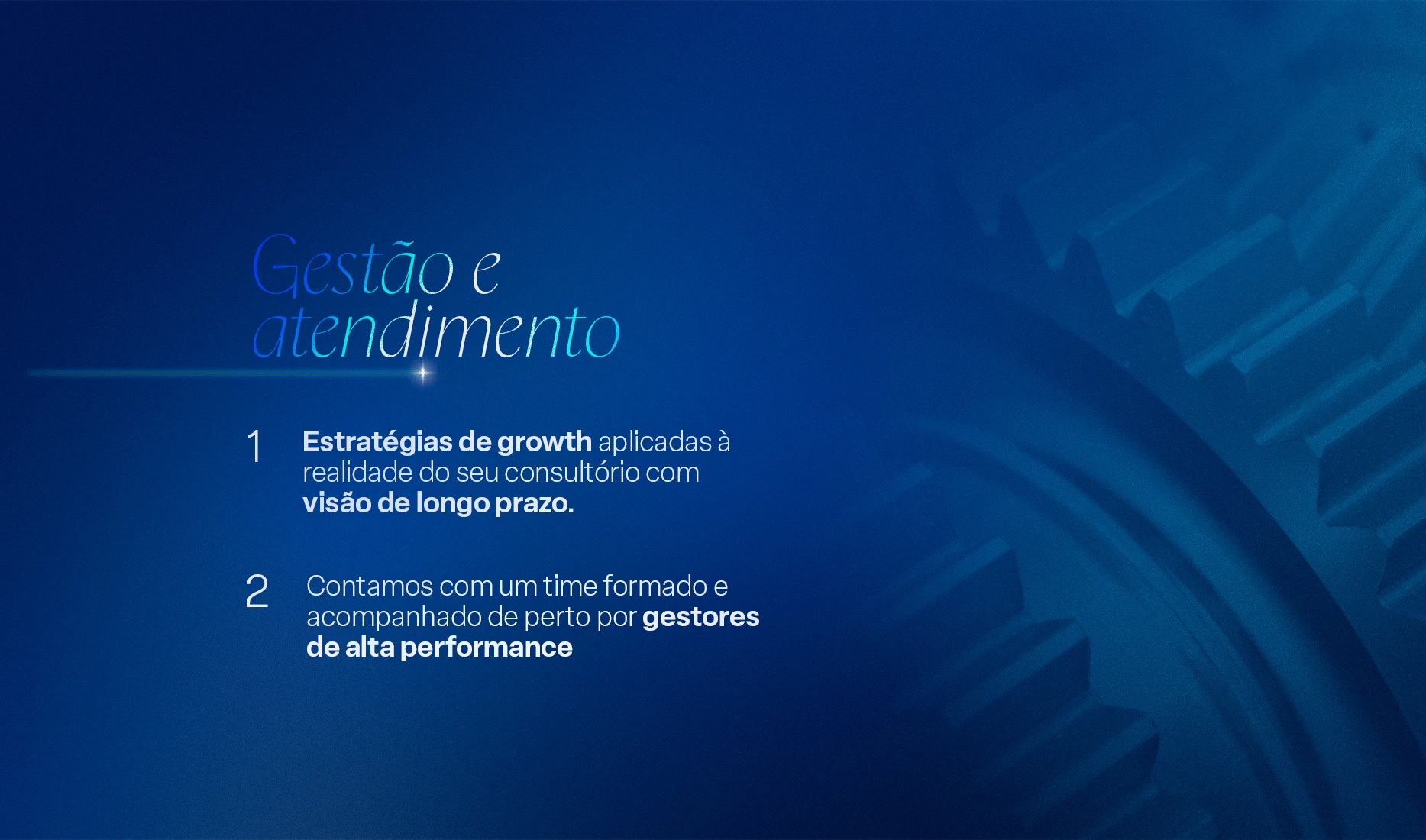 gestão e atendimento